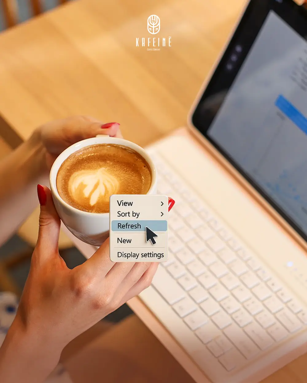 Coffee and laptop